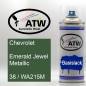 Preview: Chevrolet, Emerald Jewel Metallic, 38 / WA215M: 400ml Sprühdose, von ATW Autoteile West.